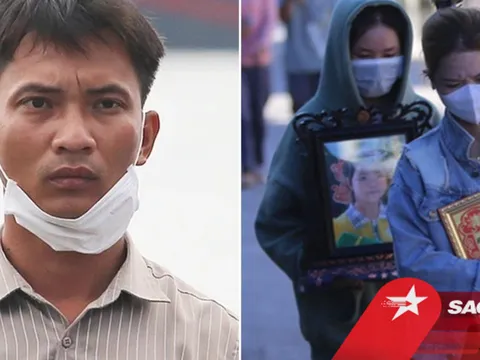 Vụ cha ném con 5 tuổi xuống sông: Xót xa cảnh người mẹ trẻ cạn nước mắt ôm chặt bài vị con gái