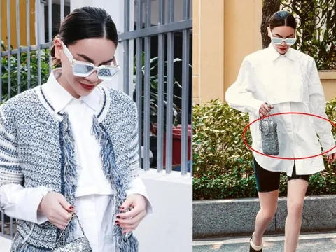 Hà Hồ diện áo giấu bụng, nghi vấn có bầu lần 3?