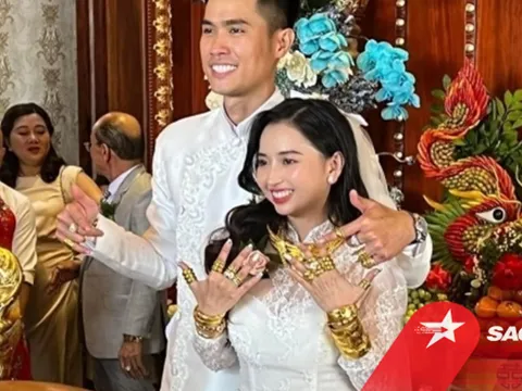 Gia thế 'khủng' của cô dâu Sóc Trăng đeo vàng trĩu cổ, nhận hồi môn 10 tỷ tiền mặt và xe BMW 3 tỷ