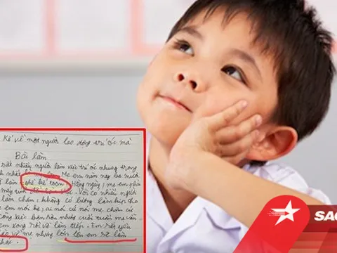Viết bài văn về công việc của mẹ, học sinh tiểu học kể luôn cả tính xấu rồi 'quay xe' vào phút chót