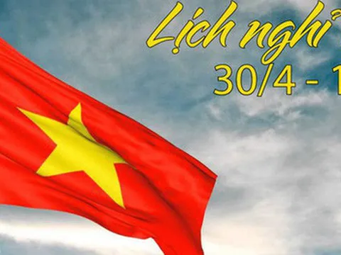 Dịp lễ 30/4 - 1/5 được nghỉ mấy ngày?