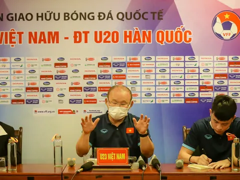 Ông Park nói 'đừng hiểu nhầm' về U20 Hàn Quốc