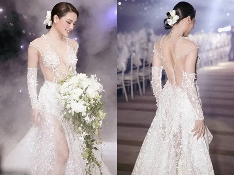Netizen tranh cãi vì bộ váy cưới của Phương Trinh Jolie