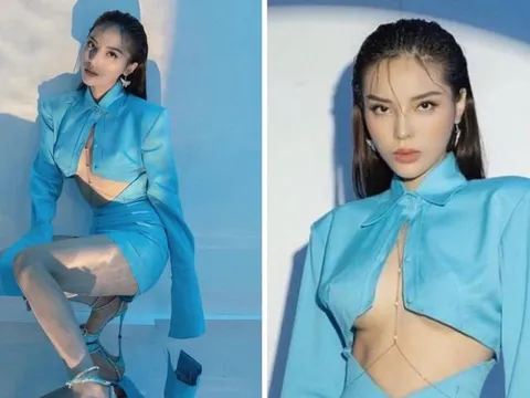 Chiếc váy đại dương làm nên danh hiệu 'nữ hoàng cắt xẻ' cho Kỳ Duyên: Netizen rửa mắt nhìn phát mê