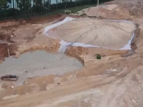 Thanh Hóa: Công ty TNHH DV VT Anh Cường khai thác cát trái phép