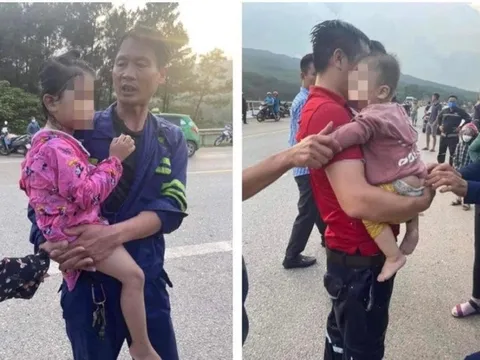 'Nghẹt thở' khoảnh khắc giải cứu 3 mẹ con ôm nhau nhảy cầu tự tử