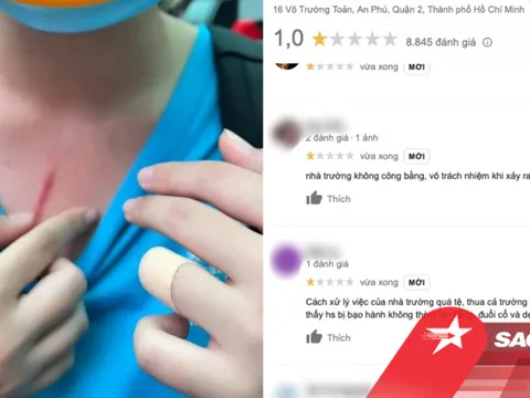 Trường quốc tế bị tố có học sinh đánh nhau nhưng 'không giải quyết thoả đáng' đang nhận 'siêu bão' 1 sao