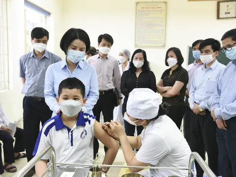 Sử dụng vaccine Pfizer để tiêm mũi 1 cho trẻ em từ 6 - dưới 12 tuổi