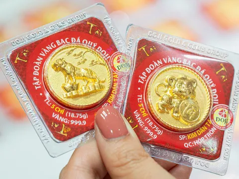 Giá vàng ngày 1/7: Vàng trong nước tiếp tục diễn biến trái chiều