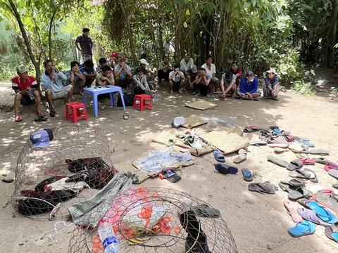 An Giang: Triệt phá tụ điểm đánh bạc, liên quan đến 21 đối tượng