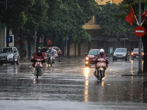 Dự báo thời tiết ngày 30/7: Bắc Bộ mưa dông, có nơi mưa rất to