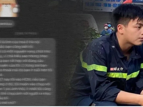 Hé lộ tin nhắn Trung úy Đỗ Đức Việt gửi cho nam ca sĩ DuonG trước khi ra đi mãi mãi
