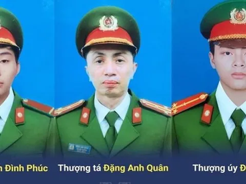 Cấp bằng Tổ quốc ghi công cho 3 liệt sĩ hy sinh khi làm nhiệm vụ