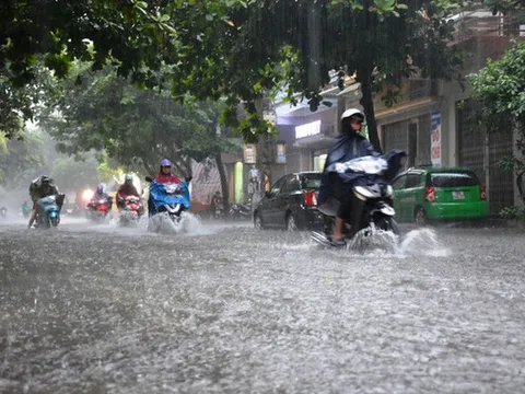 Dự báo thời tiết ngày 7/8: Bắc Bộ tiếp tục mưa rào và dông