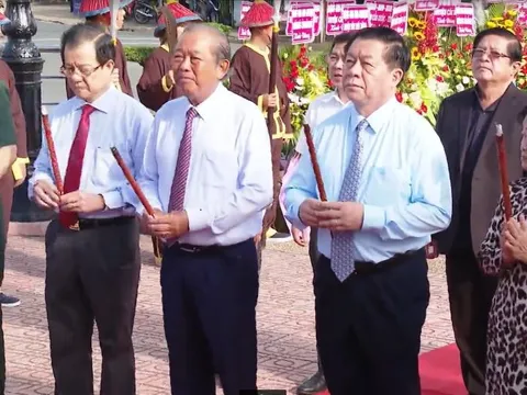 Tiền Giang: Lễ tưởng niệm 158 năm ngày Anh hùng dân tộc Trương Định tuẫn tiết