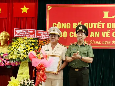Phó Giám đốc Công an tỉnh Hậu Giang làm Giám đốc Công an tỉnh An Giang