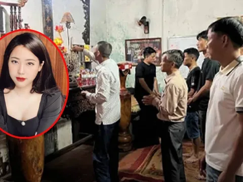 Gia đình làm lễ 49 ngày cho cô gái mất tích, đông đảo bà con đến thắp hương, chia buồn