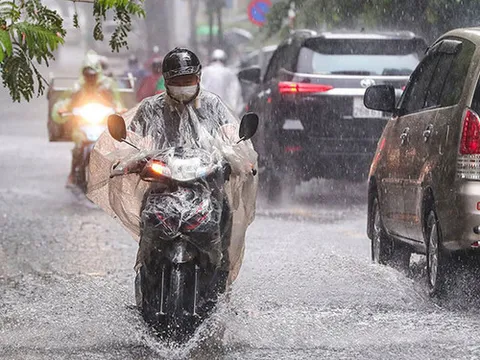Dự báo thời tiết ngày 14/9: Tây Nguyên và Nam Bộ mưa rào và dông