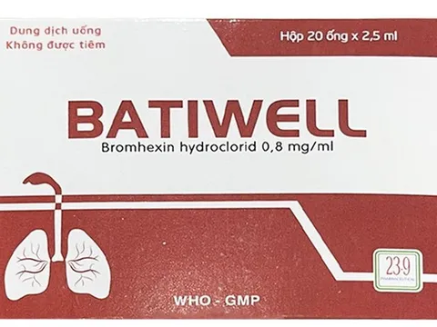 Hà Nội yêu cầu thu hồi thuốc Batiwell không đạt chất lượng