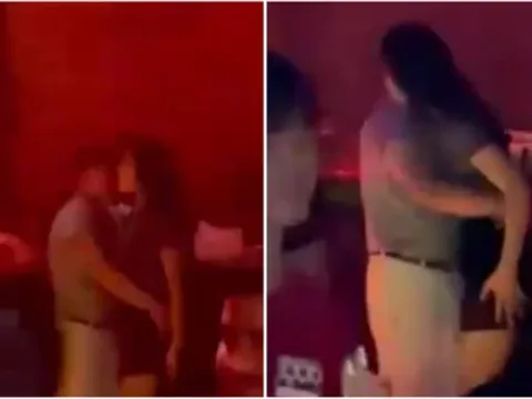Xuất hiện clip được cho là Shark Bình 'say đắm' bên Phương Oanh trong quán bar