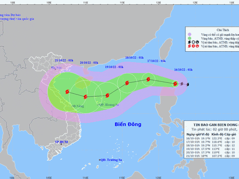 Bão NESAT đi vào Biển Đông, có khả năng mạnh thêm