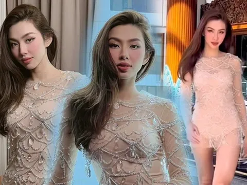 Nóng hơn thời tiết Indonesia: Hoa hậu Thùy Tiên 'bắn ảnh' bỏng mắt với váy xuyên thấu ngắn cũn
