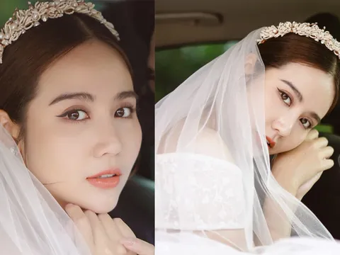 Huyền Lizzie bất ngờ đăng đàn ảnh diện váy cưới, còn ẩn ý chuyện là 'cô dâu chuẩn bị về nhà chồng'