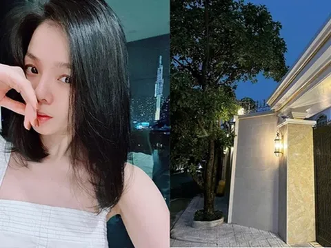 Cuối cùng Lệ Quyên cũng chia sẻ ảnh chiếc cổng nhà '3,6 tỷ đồng cũng không đủ mua' đã hoàn thiện xong