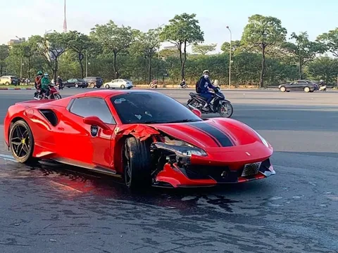 Công an thông tin về vụ ô tô Ferrari đâm xe máy khiến 01 người tử vong