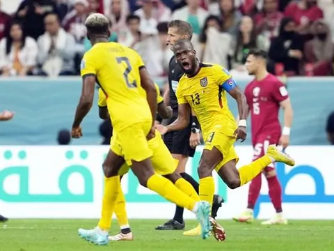 Ecuador đánh bại chủ nhà Qatar ở trận khai mạc World Cup 2022
