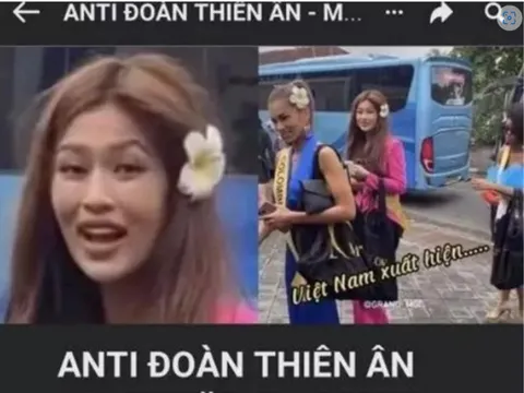 Phản ứng của Hoa hậu Thiên Ân khi 'đang yên đang lành' bị lập group anti - fan với 2.000 thành viên