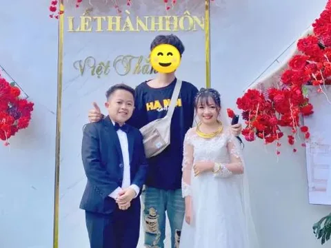 Cặp đôi tí hon ở Nghệ An có đám cưới siêu đáng yêu, netizen: 'Nhiều người bình thường chỉ ước được vậy'