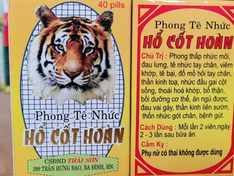 Cảnh báo Phong tê nhức Hổ Cốt Hoàn sản xuất tại Hà Nội là thuốc giả