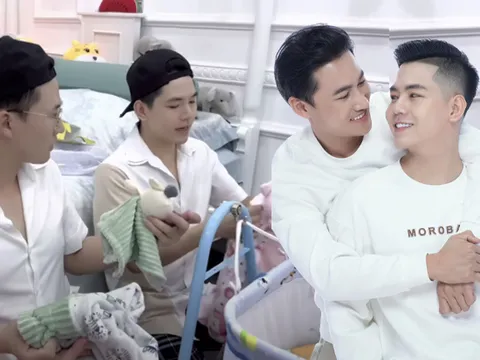 Hành trình từ 'lo lắng đến vỡ òa hạnh phúc' đón cặp song sinh của Hà Trí Quang và bạn trai đồng giới