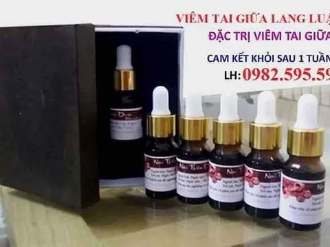 Bài thuốc đặc trị viêm tai giữa hàng trăm năm tuổi của lương y Bùi Văn Luận