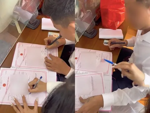 Đi đăng ký kết hôn mà vợ ký nhầm vào giấy người khác, chồng luống cuống sợ mất vợ nói không nên lời