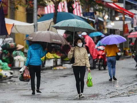 Dự báo thời tiết hôm nay 3/1: Bắc Bộ trời rét, có mưa nhỏ vài nơi