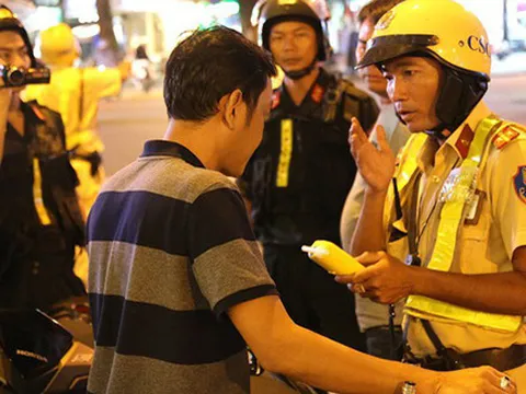 Xử lý 4.298 vụ vi phạm nồng độ cồn trong 3 ngày đầu năm