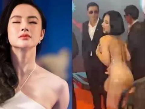 Angela Phương Trinh lộ cơ bắp cuồn cuộn, làm lố với dàn vệ sĩ bao vây