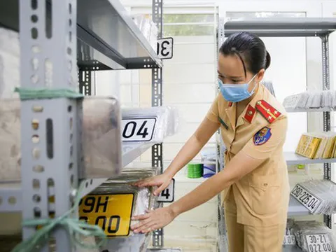 Bộ Công an đề xuất đấu giá trực tuyến biển số xe ô tô