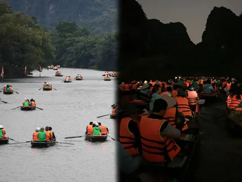 Thực hư thông tin Tràng An bị tắc thuyền khiến du khách mắc kẹt đến 12h đêm chưa thể vào bờ