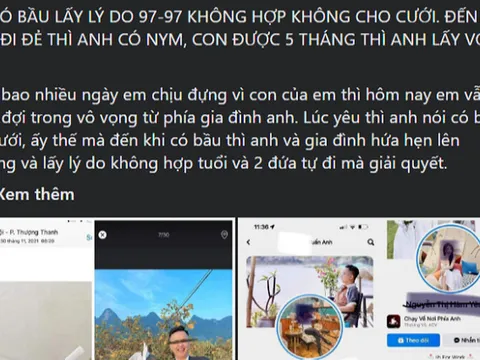 Bầu nhưng đàng trai quyết cấm cưới vì không hợp tuổi, cô gái sinh con được 5 tháng anh vội đi lấy vợ khác