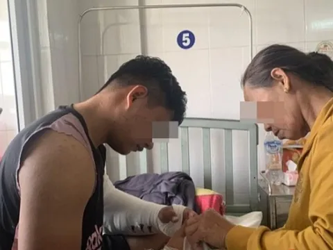 Thông tin mới vụ shipper bị người nhận hàng đánh gãy hai tay ở Quảng Ngãi
