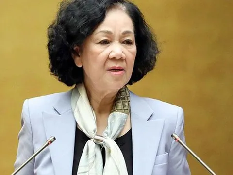 Bà Trương Thị Mai được phân công giữ chức Thường trực Ban Bí thư khoá XIII