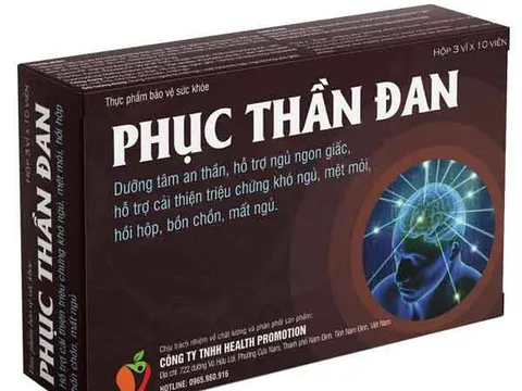 Cảnh báo thực phẩm bảo vệ sức khỏe Phục Thần Đan quảng cáo vi phạm pháp luật về quảng cáo