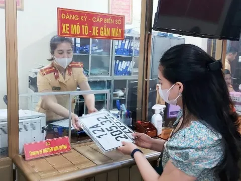 Đề xuất thời hạn cấp giấy đăng ký, biển số xe