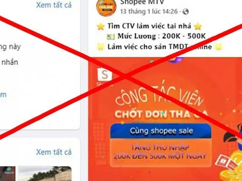 Chốt đơn hàng online: Cẩn trọng tránh sập bẫy 'việc nhẹ, lương cao'