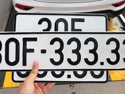 Bộ Công an đề xuất ô tô được gắn 2 biển số, 1 dài, 1 ngắn