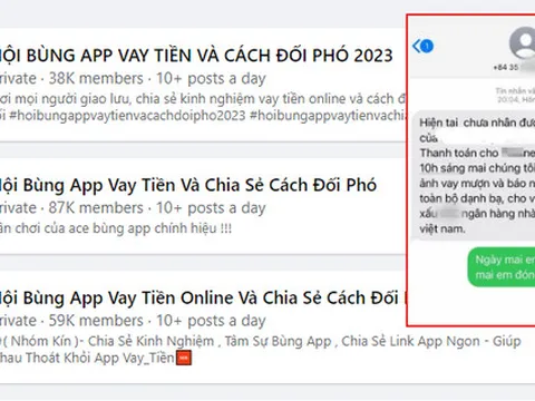 Xuất hiện hàng loạt hội nhóm rủ nhau “bùng nợ” app vay tiền online: Hậu quả khôn lường!