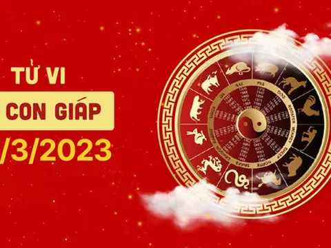 Tử vi hàng ngày của 12 con giáp hôm nay Thứ 5 ngày 23/3/2023